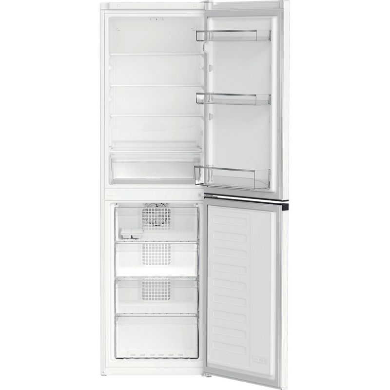 Hotpoint Fridge Freezer Freestanding HPKH 1261 W4UK White 2 doors Frontal open