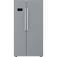 Hotpoint Dual No Frost American Fridge Freezer with EvenFlow - Silver - E Rated