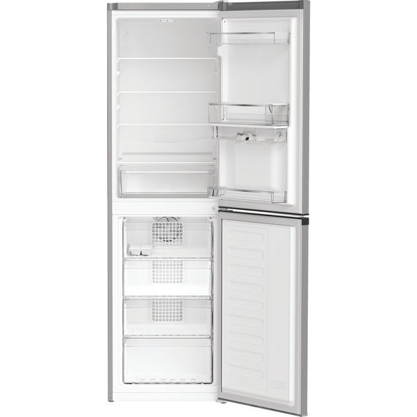 Hotpoint Fridge Freezer Freestanding HPKH 1261W S4UK New Silver – ARC 1035 2 doors Frontal open