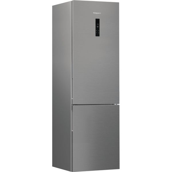 Hotpoint Fridge Freezer Freestanding HPK 26402 XP4UK New Silver – ARC 1035 2 doors Perspective