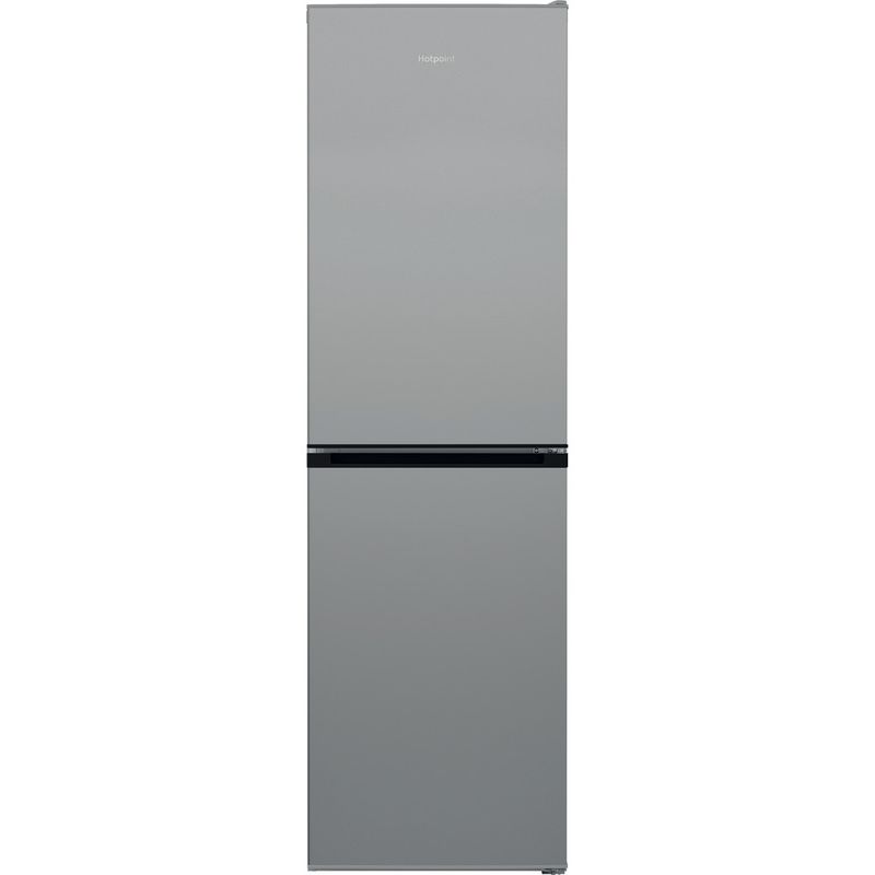 Hotpoint Fridge Freezer Freestanding HPKH 1261 S4UK Silver 2 doors Frontal