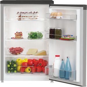 Hotpoint Refrigerator Freestanding H55R1 112X UK Inox Lifestyle frontal open