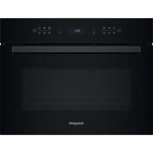 Hotpoint Microwave Built-in HCW6O7HTSBUK Black Electronic 53 MW-Combi 950 Frontal