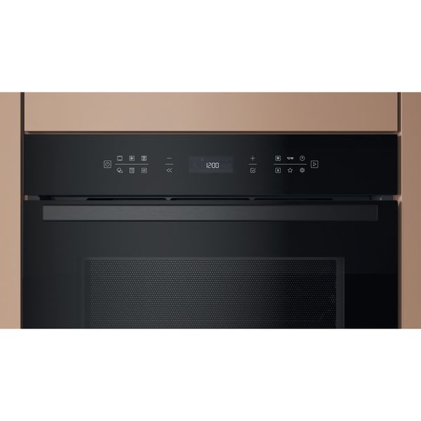 Hotpoint Microwave Built-in HCW6O7HTSBUK Black Electronic 53 MW-Combi 950 Control panel