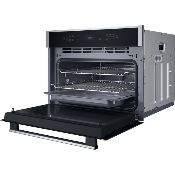 Hotpoint Microwave Built-in HCW6O7HTSXUK Stainless steel Electronic 53 MW-Combi 950 Perspective open