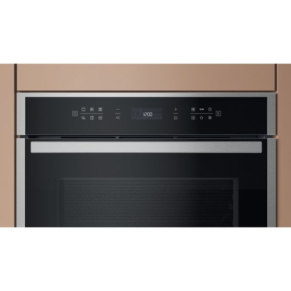 Hotpoint Microwave Built-in HCW6O7HTSXUK Stainless steel Electronic 53 MW-Combi 950 Control panel
