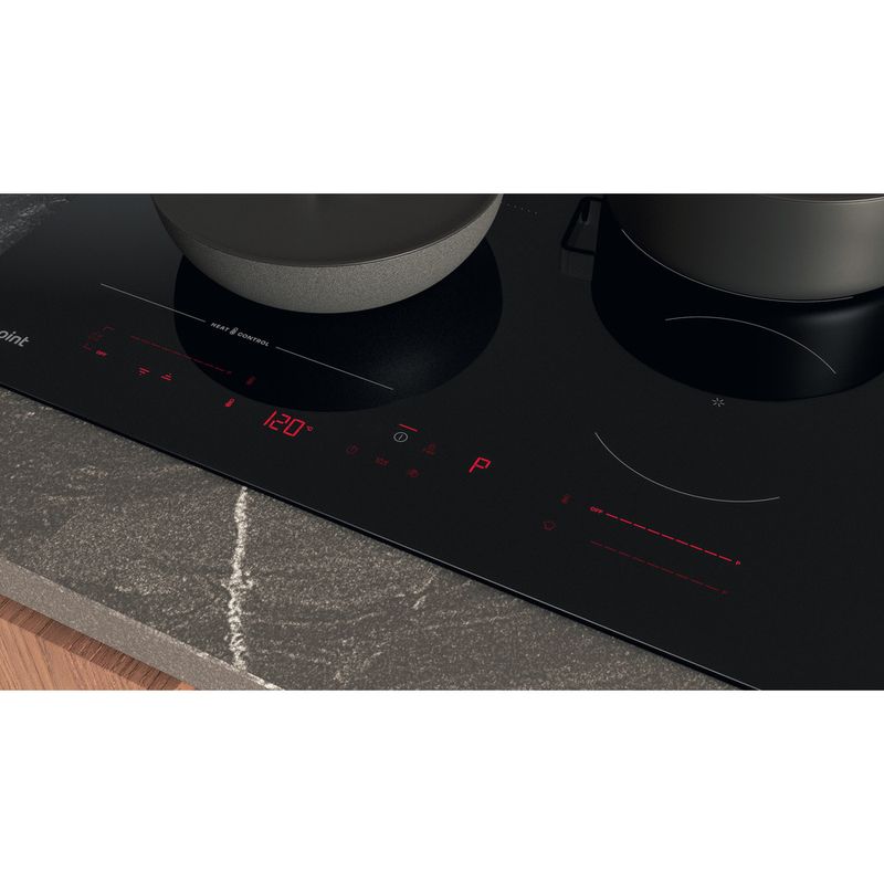 Hotpoint-HOB-HTX6014DCF-Black-Induction-vitroceramic-Control-panel