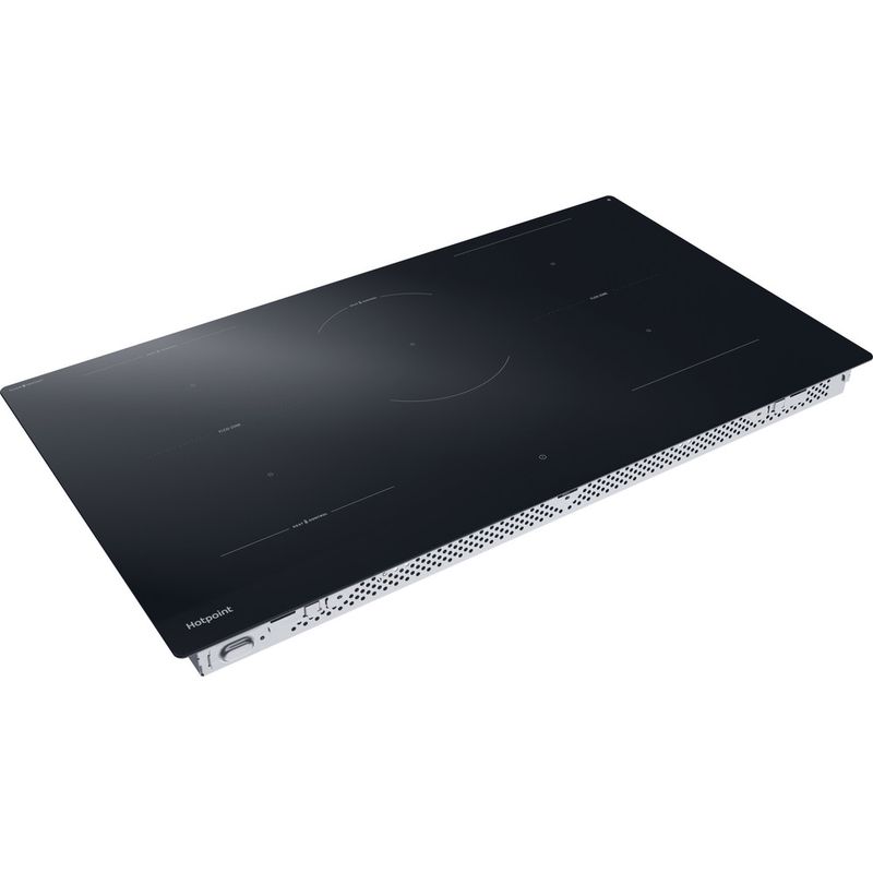 Hotpoint HOB HEX9024DCFF2 Black Induction vitroceramic Perspective