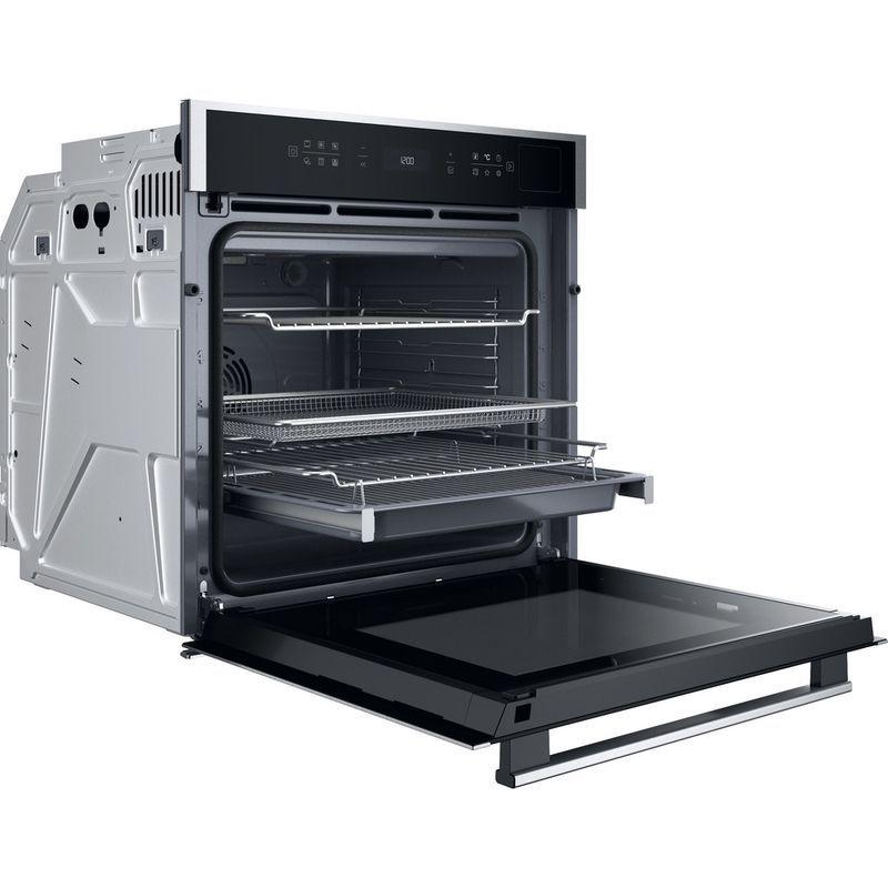 Hotpoint-OVEN-Built-in-HOI6A8PT1SXUK-Electric-A--Perspective-open