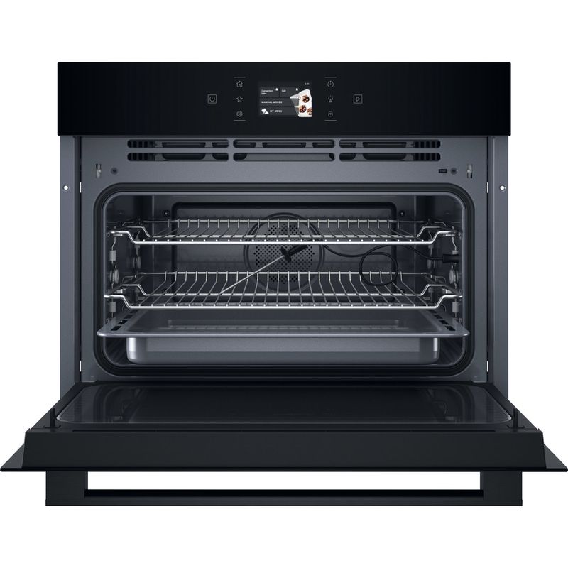 Hotpoint-Microwave-Built-in-HCW9OWPHTSBUK-Black-Electronic-53-MW-Combi-950-Frontal-open