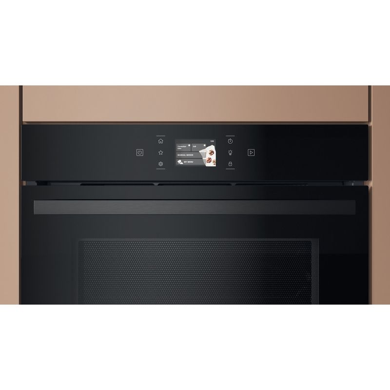 Hotpoint-Microwave-Built-in-HCW9OWPHTSBUK-Black-Electronic-53-MW-Combi-950-Control-panel