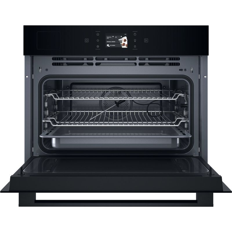 Hotpoint-Microwave-Built-in-HCT9A9PHTSBUK-Black-Electronic-53-MW-Combi-950-Frontal-open