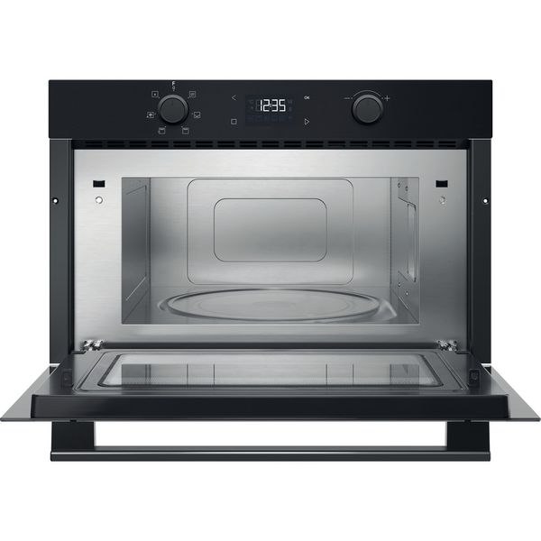 Hotpoint Microwave Built-in HPD 254CR BUK Black Electronic 31 MW+Grill function 1000 Frontal open