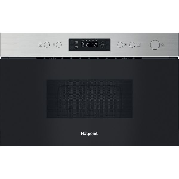 Hotpoint-Microwave-Built-in-HPM-K12C-XUK-Stainless-steel-Electronic-22-MW-Grill-function-750-Frontal