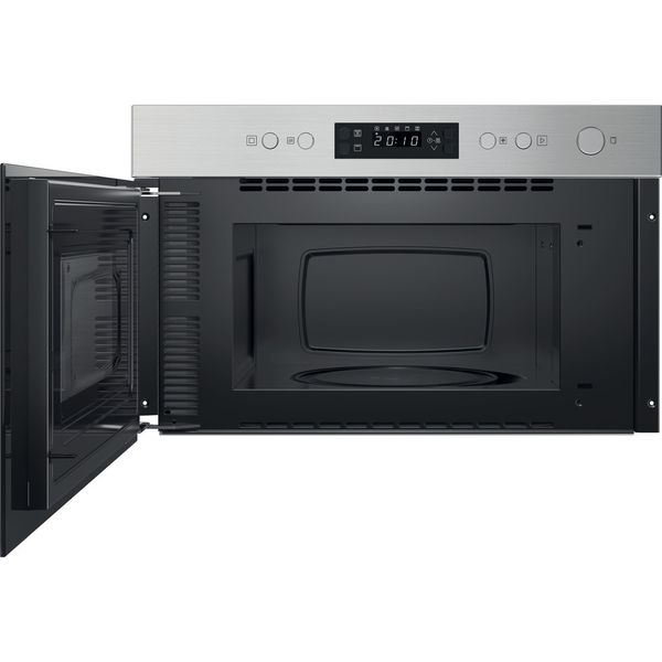 Hotpoint-Microwave-Built-in-HPM-K12C-XUK-Stainless-steel-Electronic-22-MW-Grill-function-750-Frontal-open