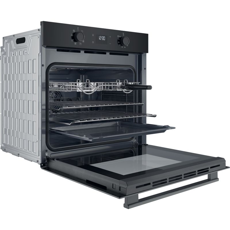 Hotpoint-OVEN-Built-in-HO-455HZ-B-UK-Electric-A-Perspective-open