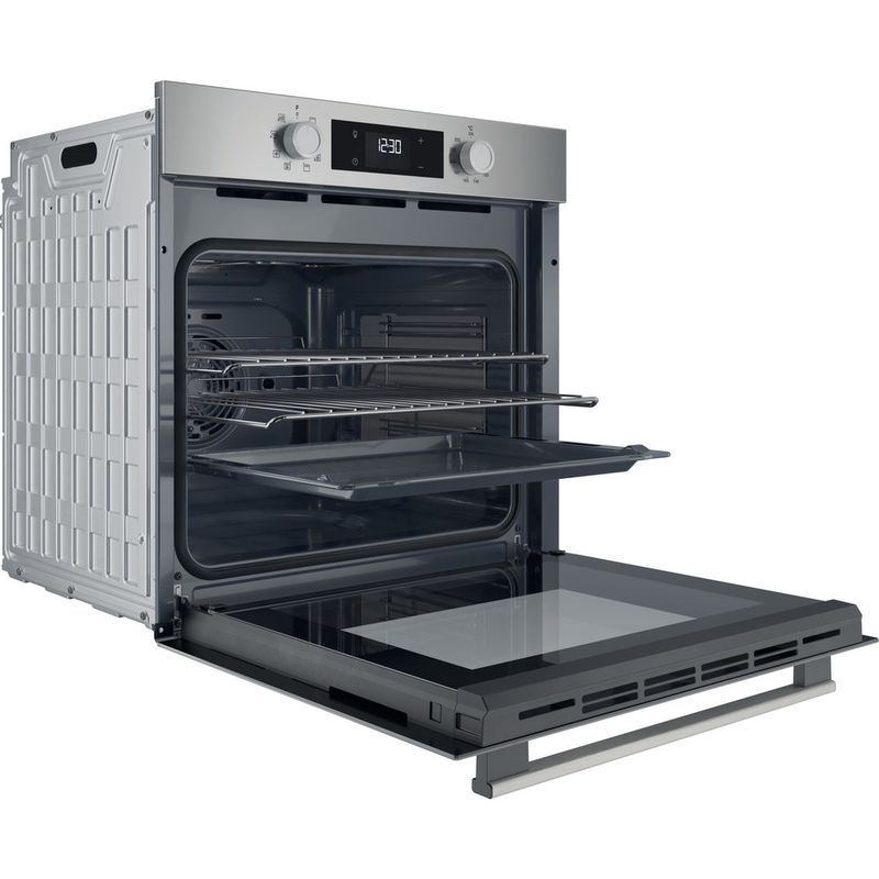 Hotpoint-OVEN-Built-in-HOM-255C-X-UK-Electric-A-Perspective-open