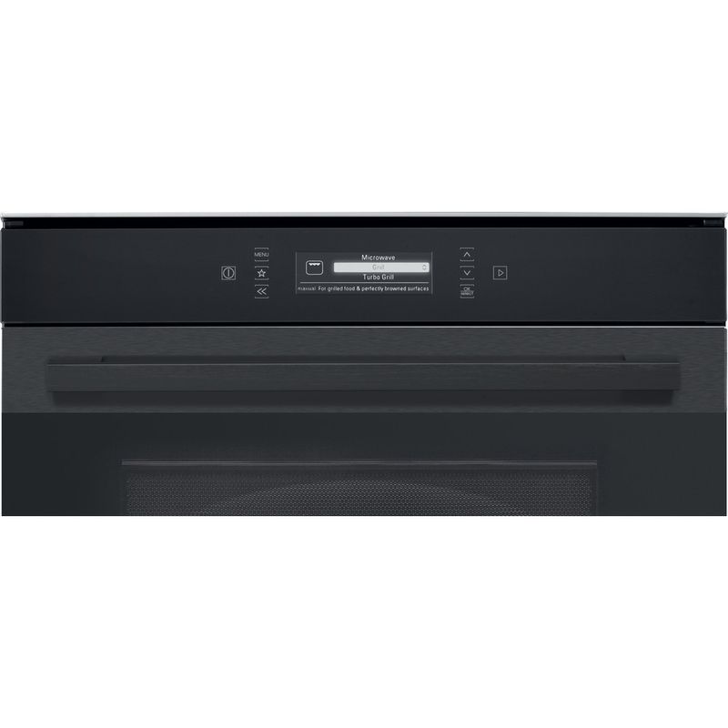 Hotpoint-Microwave-Built-in-MP-996-BM-H-Black-Steel-Electronic-40-MW-Combi-900-Control-panel