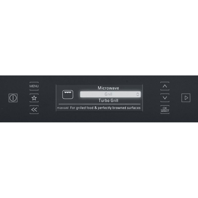 Hotpoint-Microwave-Built-in-MP-996-BM-H-Black-Steel-Electronic-40-MW-Combi-900-Program