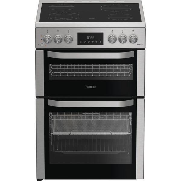 Hotpoint Double Cooker HDE6VDCASX Inox A Frontal
