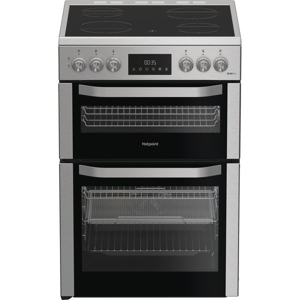Hotpoint-Double-Cooker-HDE6VDCAX-Inox-A-Frontal