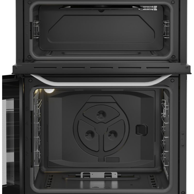 Hotpoint-Double-Cooker-HTG6GDCW-White-A--Frontal-open