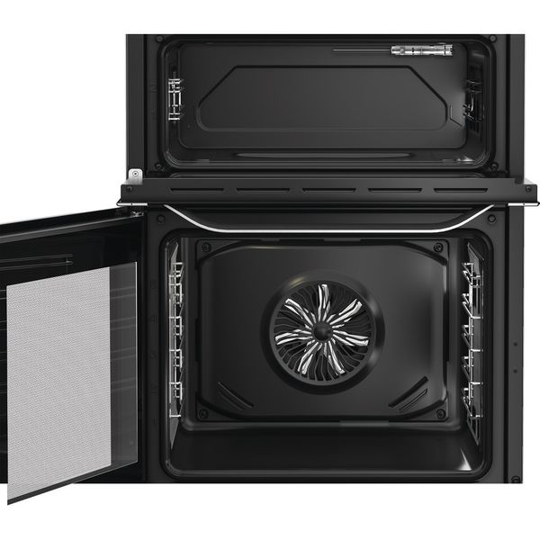 Hotpoint Double Cooker HDE6VDCASX Inox A Frontal open