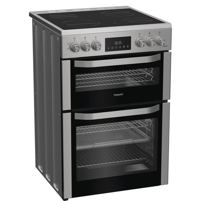 Hotpoint-Double-Cooker-HDE6VDCAX-Inox-A-Perspective