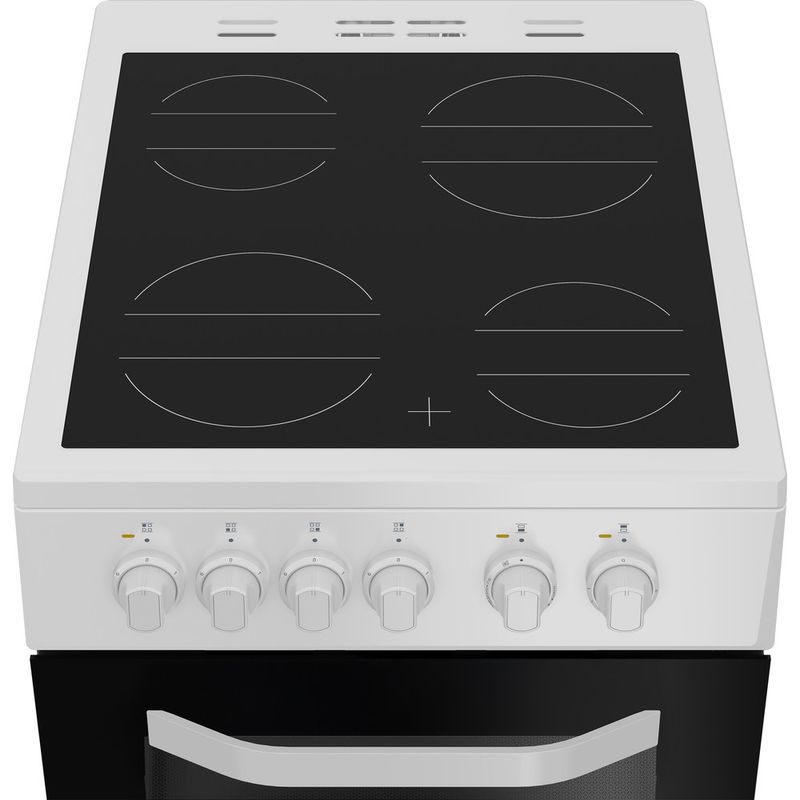 Hotpoint-Double-Cooker-HTE5VCW-White-A-Vitroceramic-Heating-element