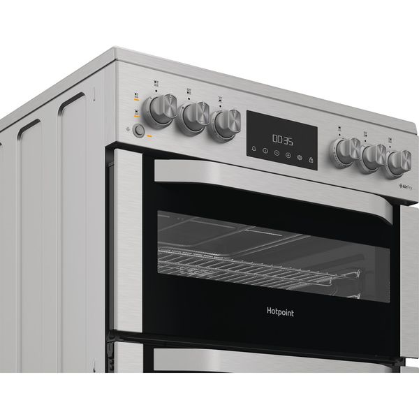 Hotpoint Double Cooker HDE6VDCASX Inox A Control panel