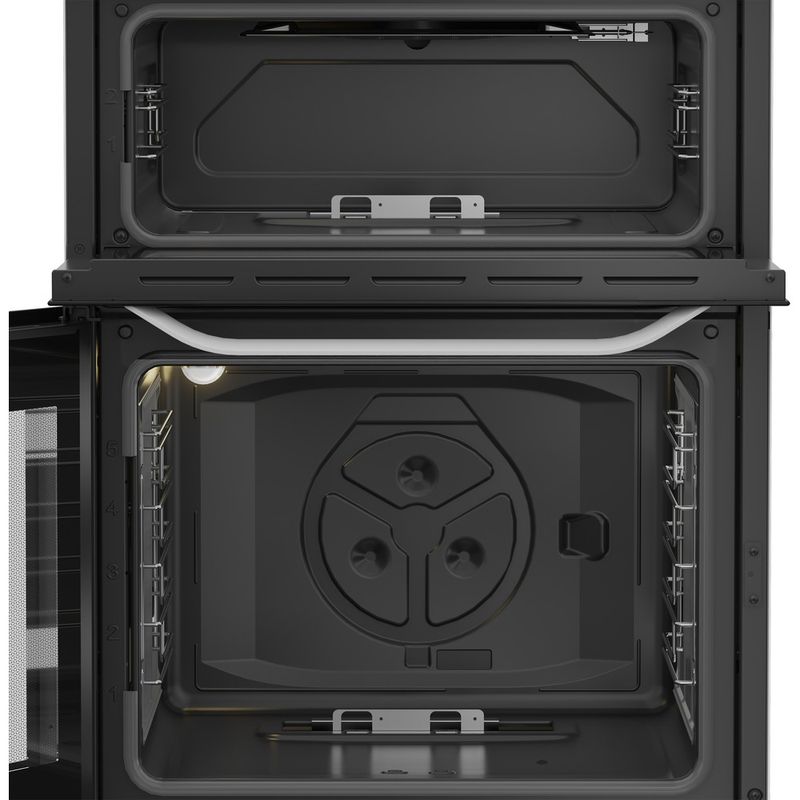 Hotpoint-Double-Cooker-HDG6GDCW-White-A--Frontal-open