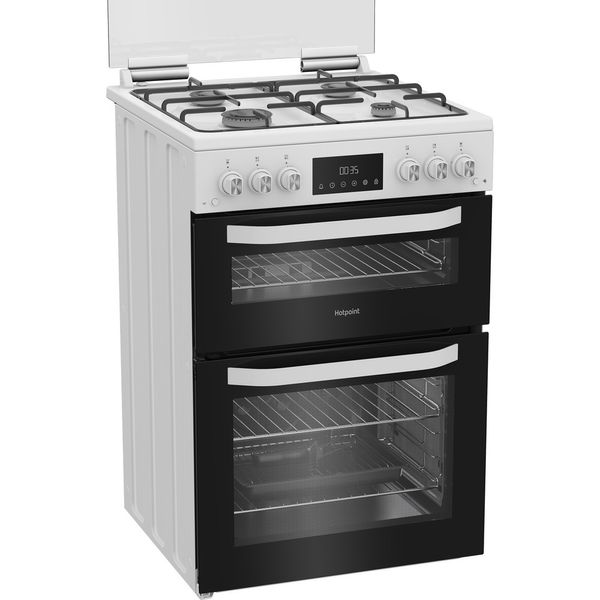 Hotpoint-Double-Cooker-HDG6GDCW-White-A--Perspective