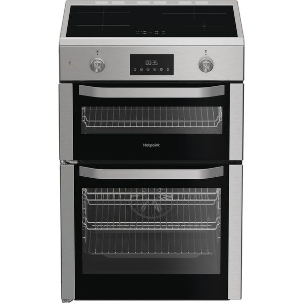 Hotpoint Double Cooker HDE6IDC2X Inox A Frontal