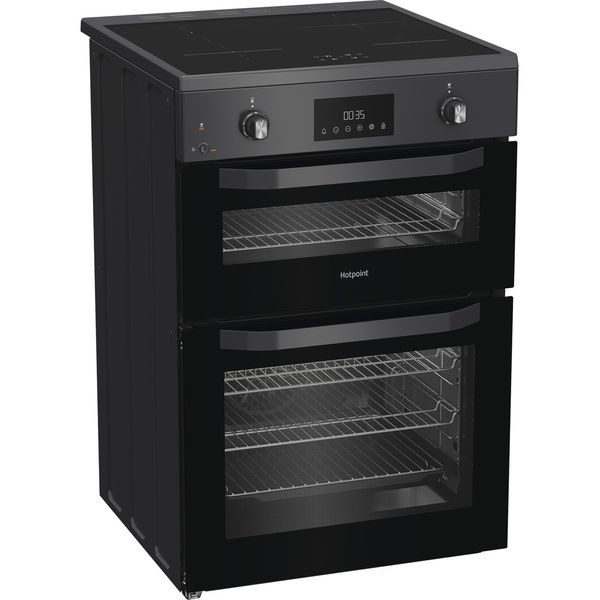 Hotpoint-Double-Cooker-HDE6IDC2SA-Antracite-A-Perspective
