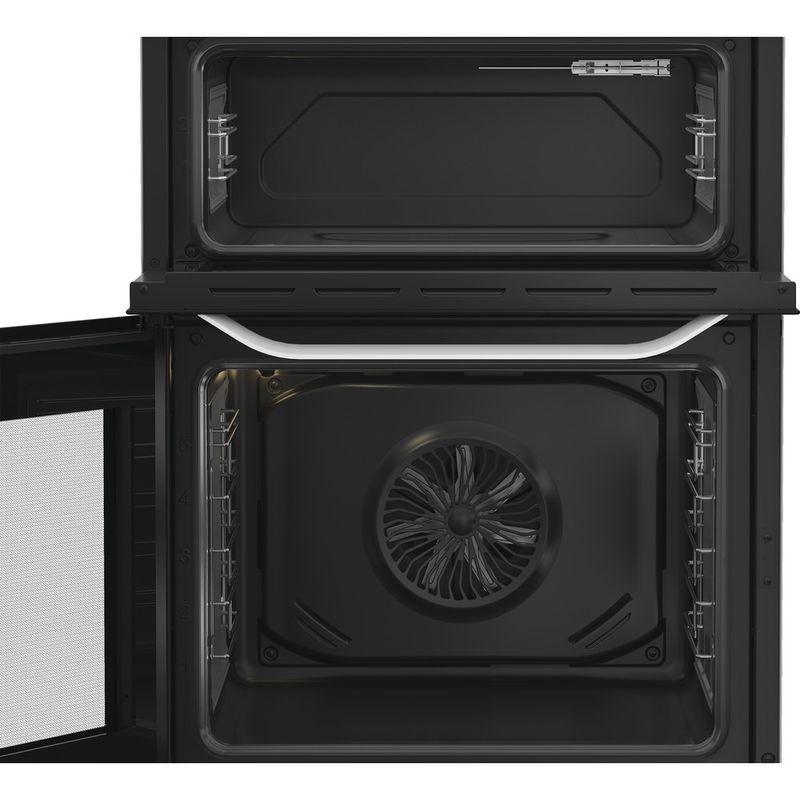 Hotpoint-Double-Cooker-HDD6GDC2W-White-A-Frontal-open