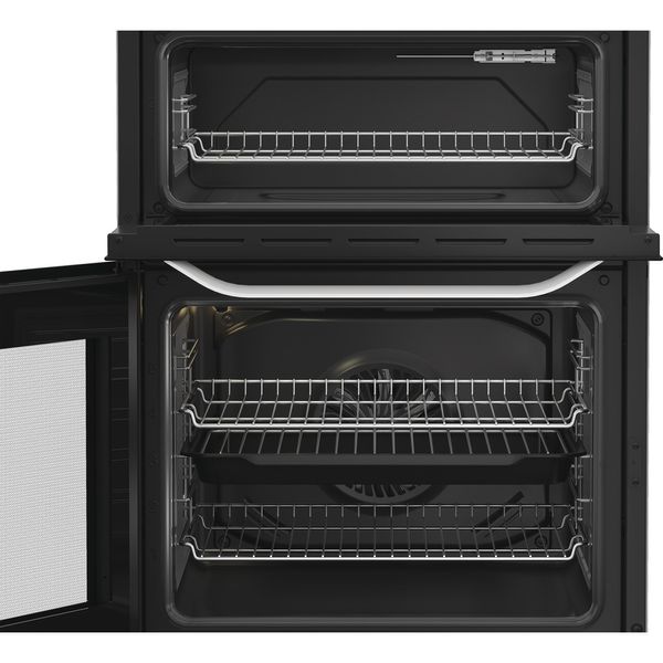 Hotpoint Double Cooker HDD6GDC2W White A Lifestyle frontal open