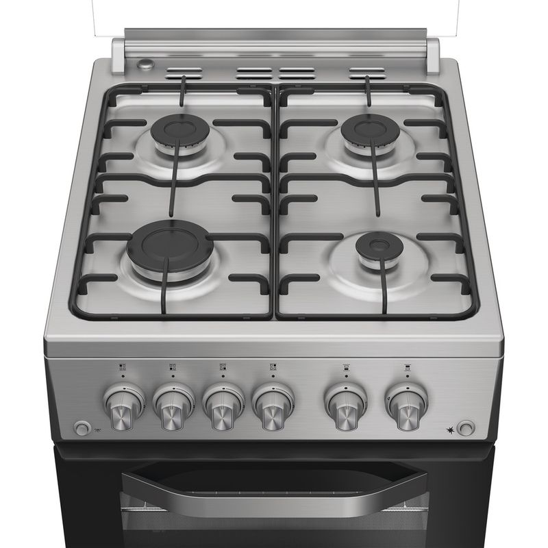 Hotpoint-Double-Cooker-HDG5GCX-Inox-A--Stainless-steel-Heating-element