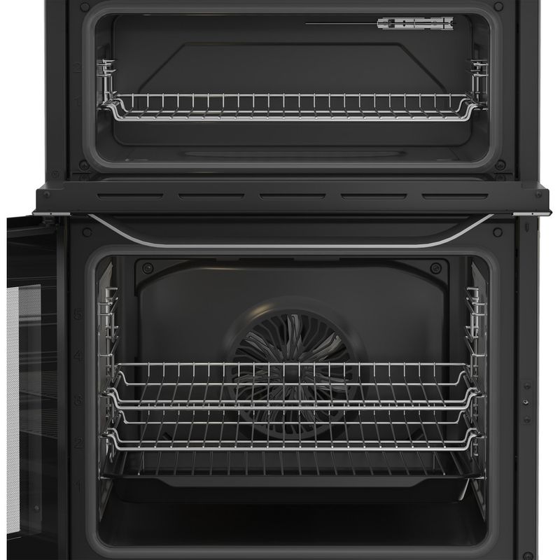 Hotpoint-Double-Cooker-HDE6VDCX-Inox-A-Lifestyle-frontal-open