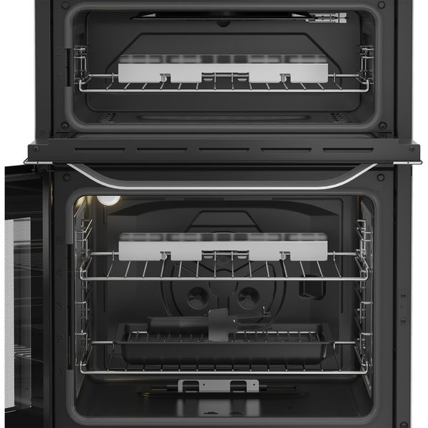 Hotpoint-Double-Cooker-HDG6GDCX-Inox-A--Lifestyle-frontal-open
