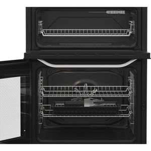 Hotpoint-Double-Cooker-HTE6VDCW-White-A-Frontal-open