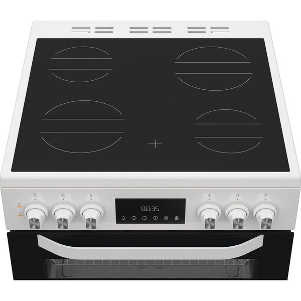 Hotpoint-Double-Cooker-HTE6VDCW-White-A-Heating-element