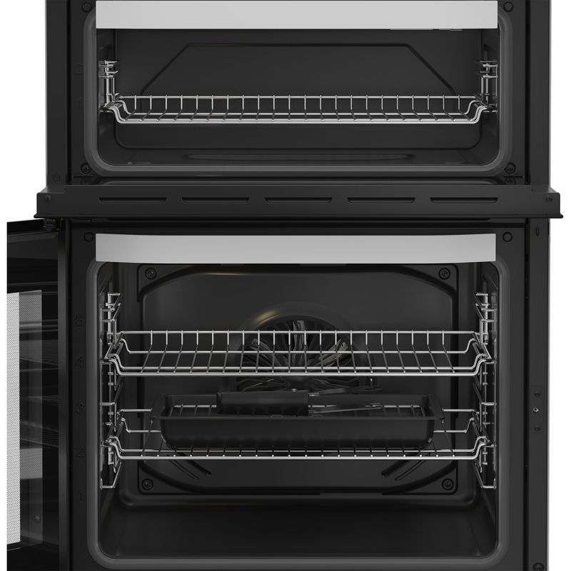 Hotpoint-Double-Cooker-HDE6VDW-White-A-Lifestyle-frontal-open