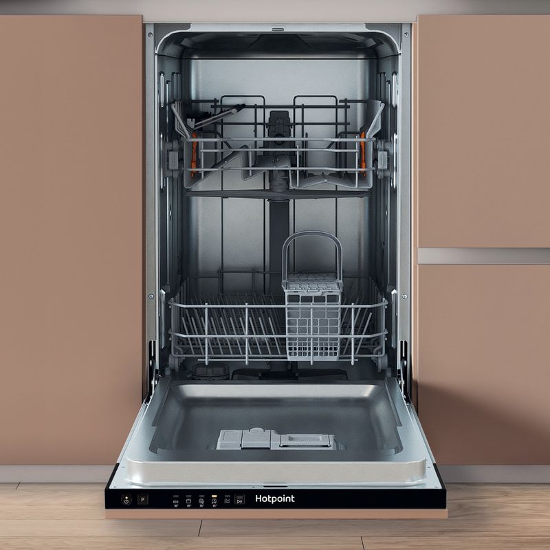 Hotpoint-Dishwasher-Built-in-HP2IE10CS80UK-Full-integrated-E-Frontal-open