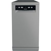 Hotpoint HP3FC10BS7A0SUK Slimline Dishwasher 10 Place Settings - Silver With 3D Zone Wash