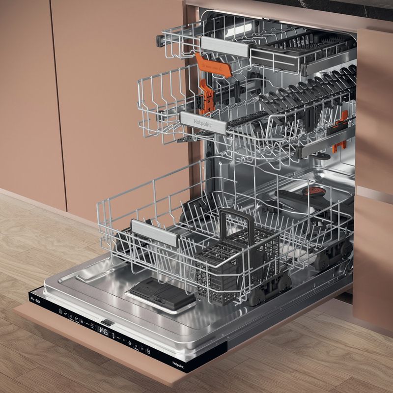 Hotpoint-Dishwasher-Built-in-H8IA115M4TUS-UK-Full-integrated-A-Perspective-open