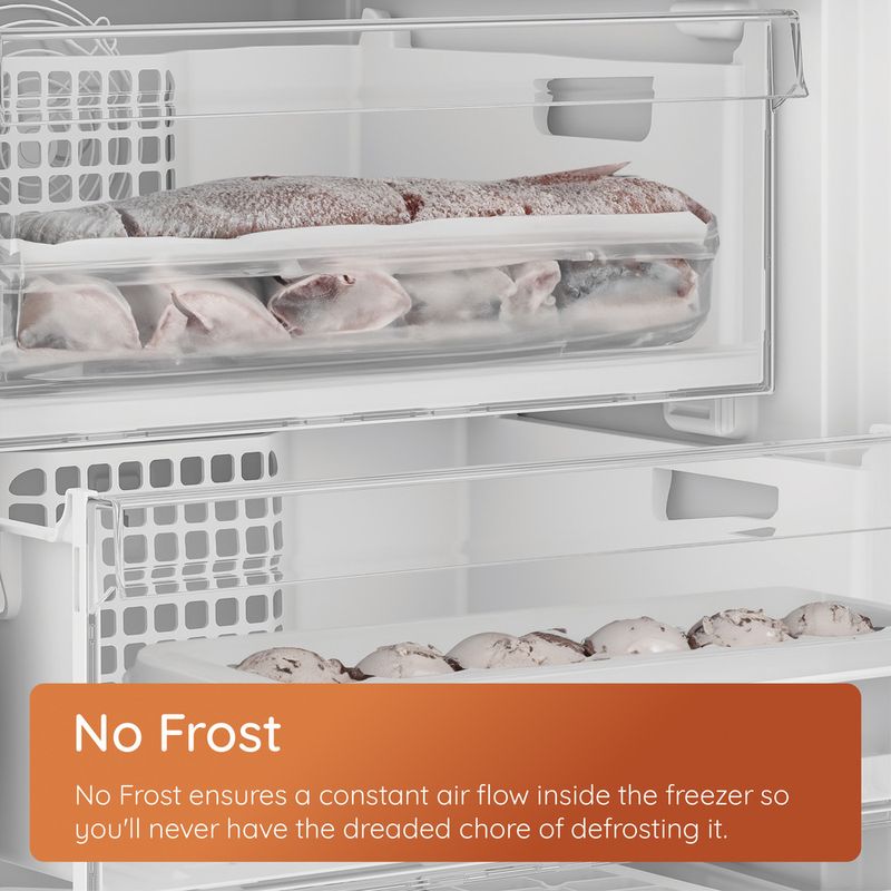 Hotpoint-Fridge-Freezer-Freestanding-HPKH-1261-S4UK-Silver-2-doors-Lifestyle-detail