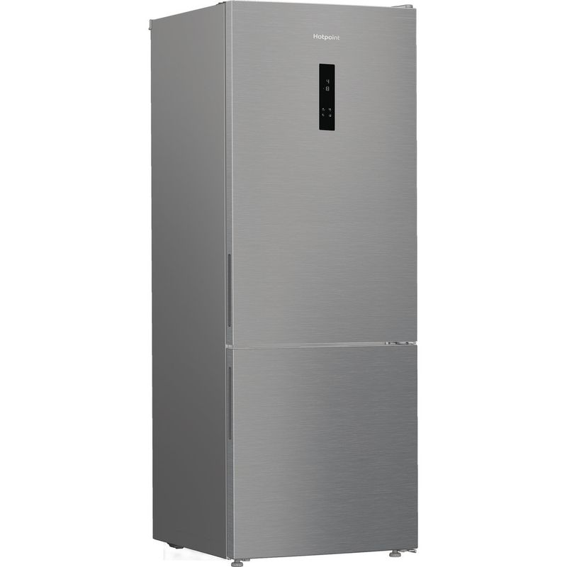 Hotpoint Fridge Freezer Freestanding HPK2 6493 XP5UK Pet Inox 2 doors Perspective