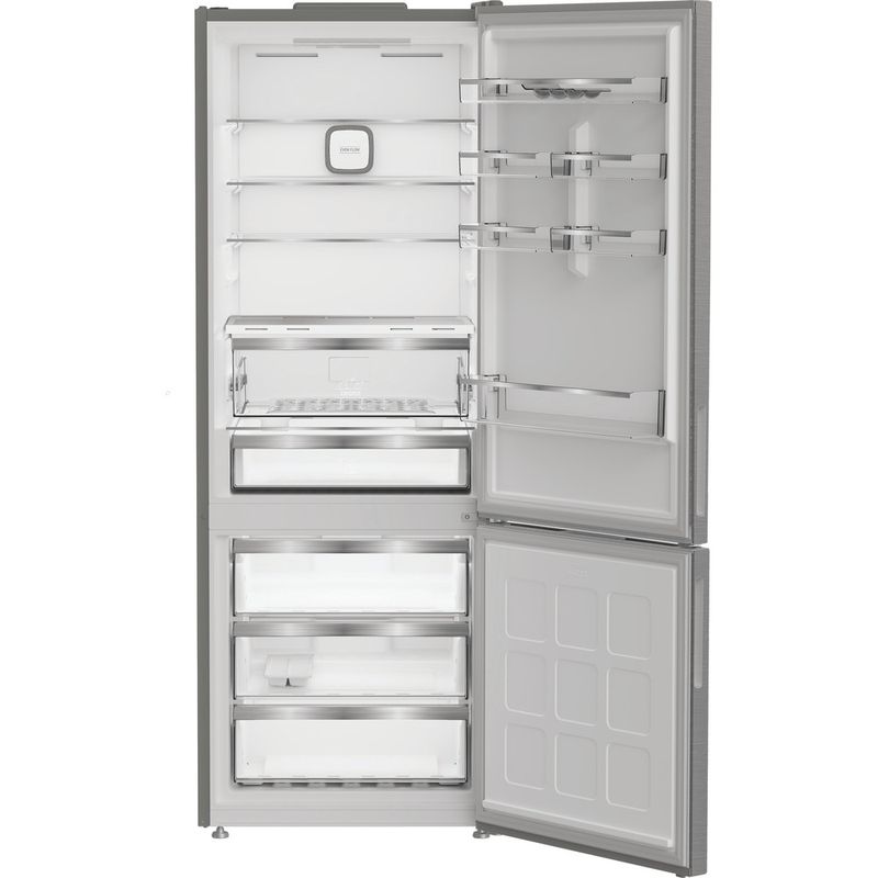 Hotpoint Fridge Freezer Freestanding HPK2 6493 XP5UK Pet Inox 2 doors Frontal open