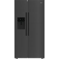 Hotpoint side-by-side american fridge: inox
