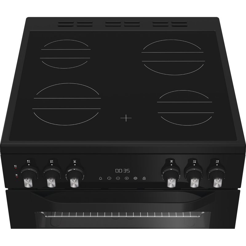 Hotpoint-Double-Cooker-HDE6VDB1-Black-A-Heating-element
